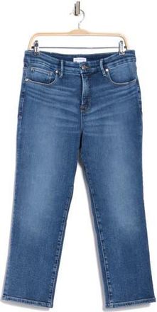 Good American Good Crop Straight Leg Jeans in Indigo at Nordstrom Rack, Size 24