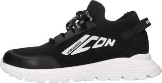 Dsquared2 Leren en Stoffen Sneakers - Heren - Sneakers - Zwart - 37 EU - Leer - Schoenen