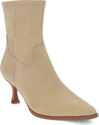 Mia Aletta Pointed Toe Bootie in Sand at Nordstrom, Size 9.5