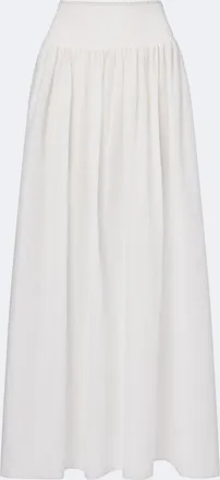 Montce Swim Millie cotton poplin maxi skirt