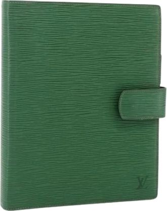 Louis Vuitton Pre-owned Accessories, female, Green, Size: ONE SIZE Pre-owned Day Planner Cover