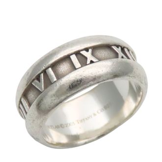 Tiffany & Co. Atlas Silver Silver 925 Band Ring (Pre-Owned)