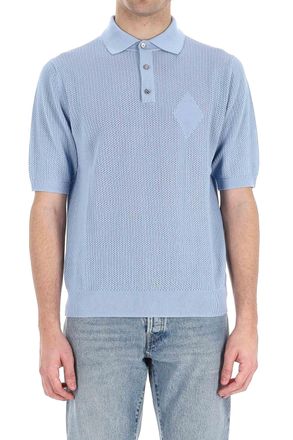 Ballantyne Perforated Cotton Polo