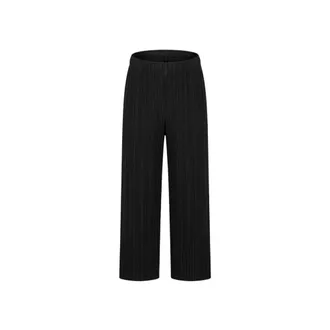 Issey Miyake Wide Trousers, female, Black, Size: L Wide Trousers