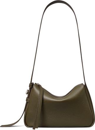 Tory Burch Small Romy Leather Shoulder Bag in Leccio at Nordstrom