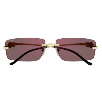 Cartier Sunglasses, unisex, Yellow, Size: 58 MM Ct0430S