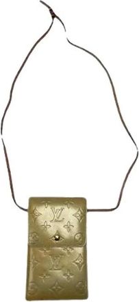 Louis Vuitton Pre-owned Cross Body Bag - Dames - Vintage Schoudertas - Geel - ONE Size - Leer - Vintage