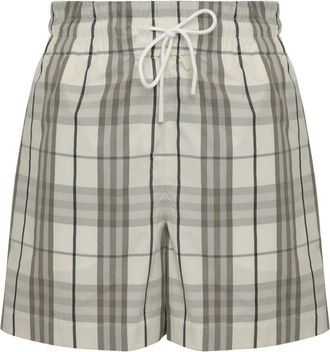 Burberry Dames, Korte broeken, Grijs, Maat: 2XS Katoen