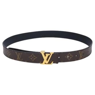 Louis Vuitton Cintura Monogram Canvas Pre-owned - - Pre-owned - Uomo - Marrone - ONE SIZE