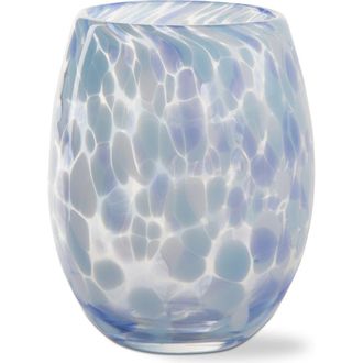 Tag Light Blue Confetti Stemless Wine Glass Dishwasher Safe at Nordstrom