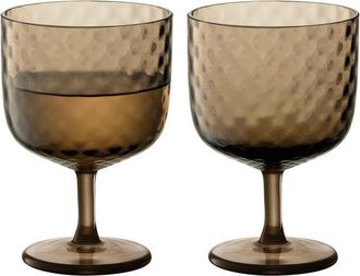 LSA International Lsa International Set Of 2 Dapple Wine Glass 11Oz
