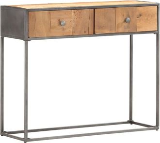 vidaXL Tavolo Consolle 90x30x75 cm in Legno Massello di Recupero - Vidaxl