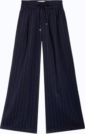 Ermanno Scervino Pantaloni a palazzo - - Trousers - Donna - Blu - S