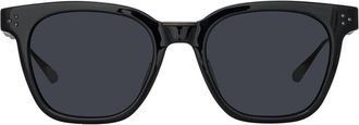 Linda Farrow EVANS LFL1508 C4 Mens Sunglasses Black Size 50