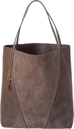 Chlo&eacute; Spin Large Suede & Leather Tote