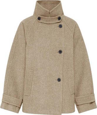 Ichi Lichte Jassen - Dames - Zomerjassen - Beige - M - Jassen