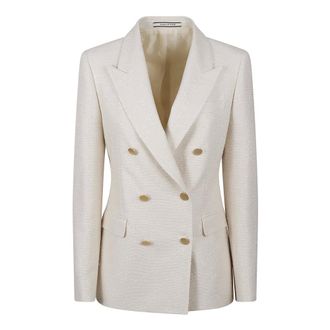 Tagliatore Jassen, Dames, Beige, M, Katoen, Jassen Beige