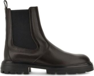 Hogan Brown Flat Shoes for Women