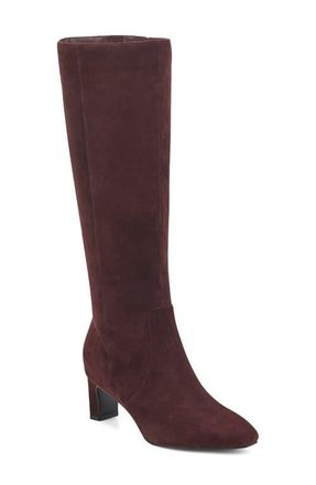 Rockport Mabel Tall Boot in Dark Red at Nordstrom, Size 8.5 Wide Calf