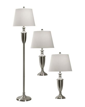 StyleCraft Set Of 3 Lamps