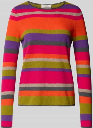 Christian Berg Regular Fit Strickpullover aus reinem Kaschmir in Fuchsia, Größe XS