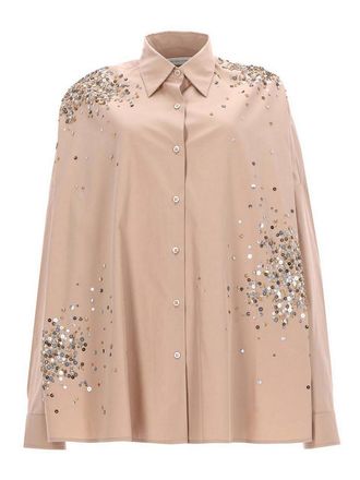 Dries Van Noten Casia Shirt With Rhinestones