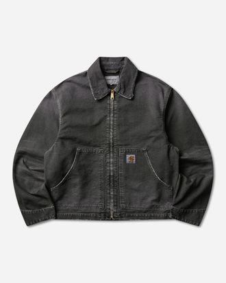 Carhartt Work in Progress Men s OG Detroit Jacket Black (Destroy Wash)