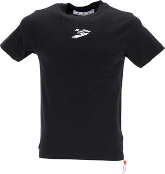 Off-white Black Cotton Logo T-Shirt