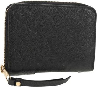 Louis Vuitton Pre-owned Wallets, female, Black, Size: ONE SIZE Pre-owned Canvas Wallet
