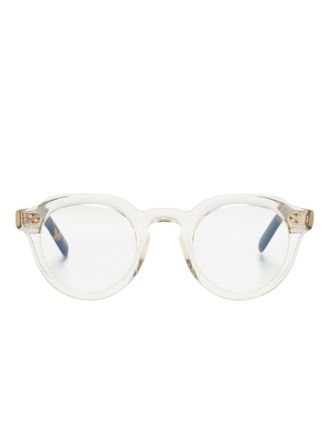 Moscot Gavolt bril met rond montuur - Bruin