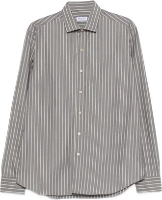 Salvatore Piccolo Camicia a righe - Grigio