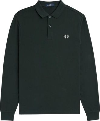 Fred Perry Klassiek Groen Poloshirt - Heren - Polos - Groen - 2XL - Katoen - Tops