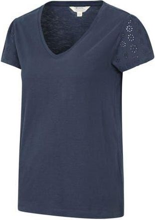 Mountain Warehouse Malaga Broderie Sleeve T-Shirt in Navy at Nordstrom, Size 12