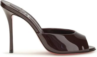 Christian Louboutin Me Dolly 100 Mules - Dames - Schoenen - Zwart - Maat: 37 1/2 EU Leer