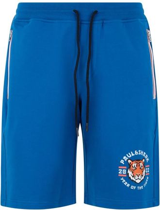 Paul & Shark Katoenen Shorts - Heren - Korte Broeken - Blauw - S - Katoen - Korte Broeken