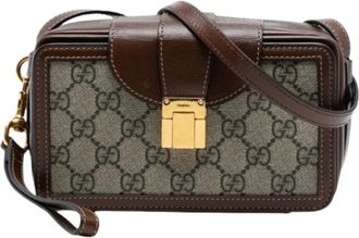 Gucci Pre-owned Cross Body Bags, female, Brown, Size: ONE SIZE Pre-owned Crossbody Bag