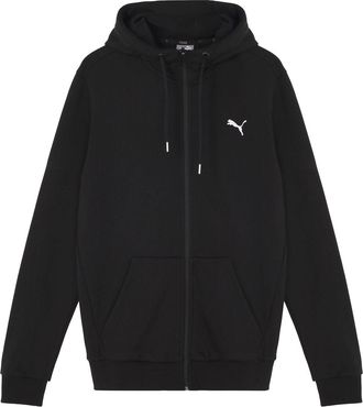 Puma Logo Printed Hooded Jacket Black 593135-01