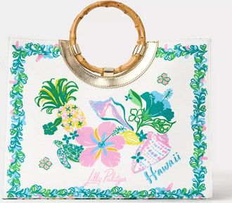 Lilly Pulitzer Oasis Canvas Tote