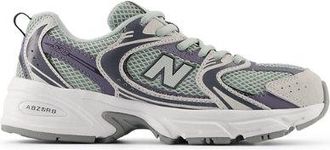 New Balance Ni&ntilde;os 530 Lace en Gris, Cuero, Talla 35.5