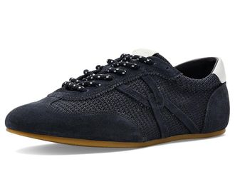 Veronica Beard Riviera Mesh Slip-On Shoes Womens Shoes Navy : 6.5 M, Leather