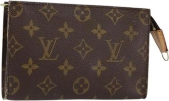 Louis Vuitton Pre-owned Clutches, female, Brown, Size: ONE SIZE Pre-owned Canvas Clutch