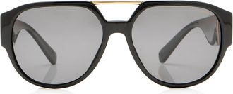 Versace Medusa Aviator Sunglasses