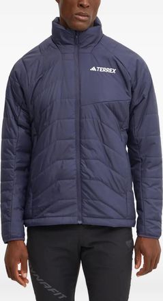adidas quilted high-neck jacket - men - Polyester - S - Blue