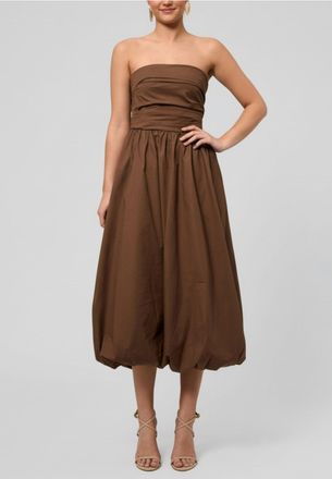 Rachel Roy Rosalie Strapless Midi Dress