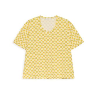 Maliparmi T-Shirts, female, Yellow, Size: 2XL Diamond Glow T-Shirt