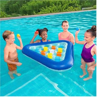 Trade Shop Trade Shop - Gioco Galleggiante Pong Gonfiabile Bambini Piscina Estate Palle 105x97cm 52560
