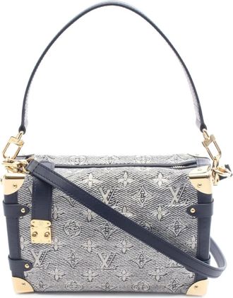 Louis Vuitton 2021-2025 Monogram Jacquard Side Trunk MM satchel - women - Fabric - One Size - Blue