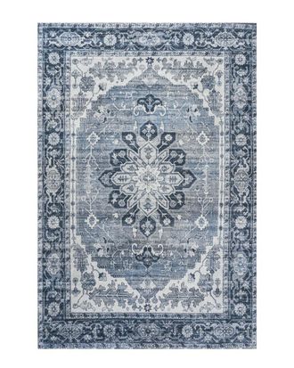 Jonathan Y Designs Jonathan Y Asa Ornate Medallion Machine-Washable Chenille Rug