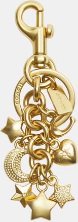 Coach Womens Star Cluster Bag Charm - Gold Metal - One Size
