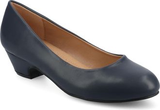 Journee Collection Women & apos;s Comfort Saar Medium and Wide Width Pumps